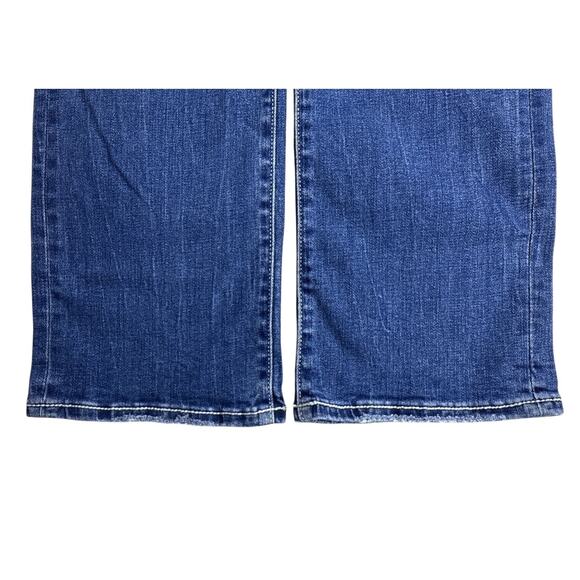 BKE Jeans Blue Payton Universal Fit Mid Rise Straight Whiskered Womens 34X32 - Picture 5 of 11